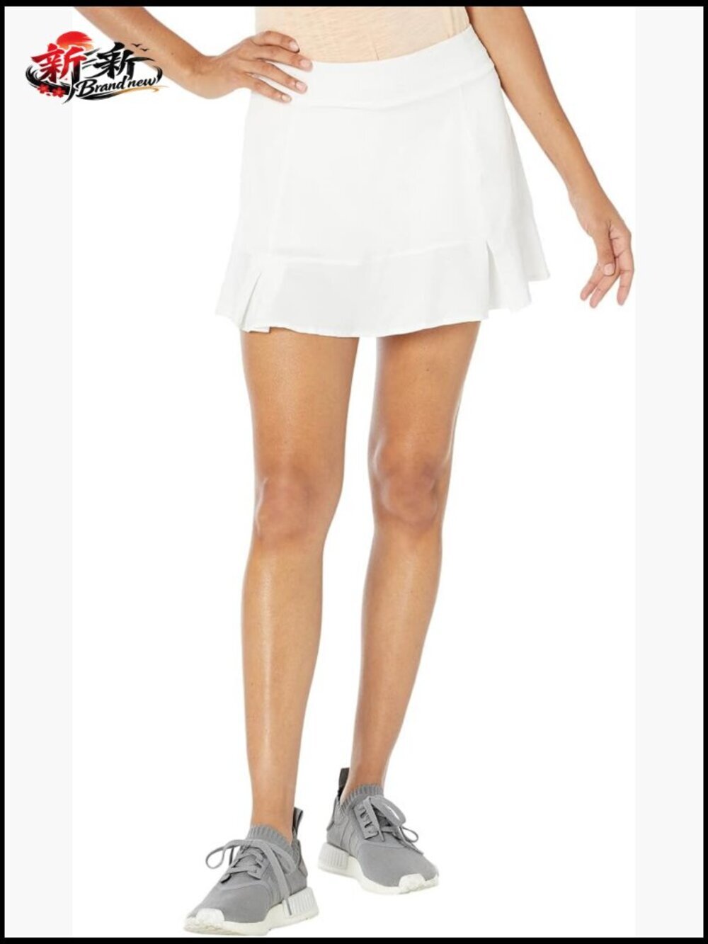 Tennis Skort with Inner Shorts - Relaxed Fit Athletic Skirt